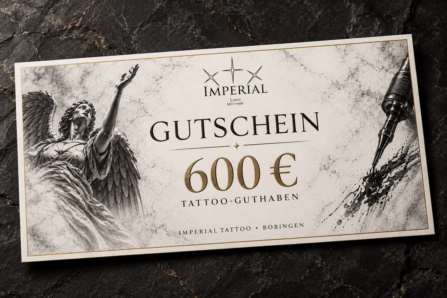 Imperial Tattoo Gutschein mit 600 Euro Tattoo-Guthaben